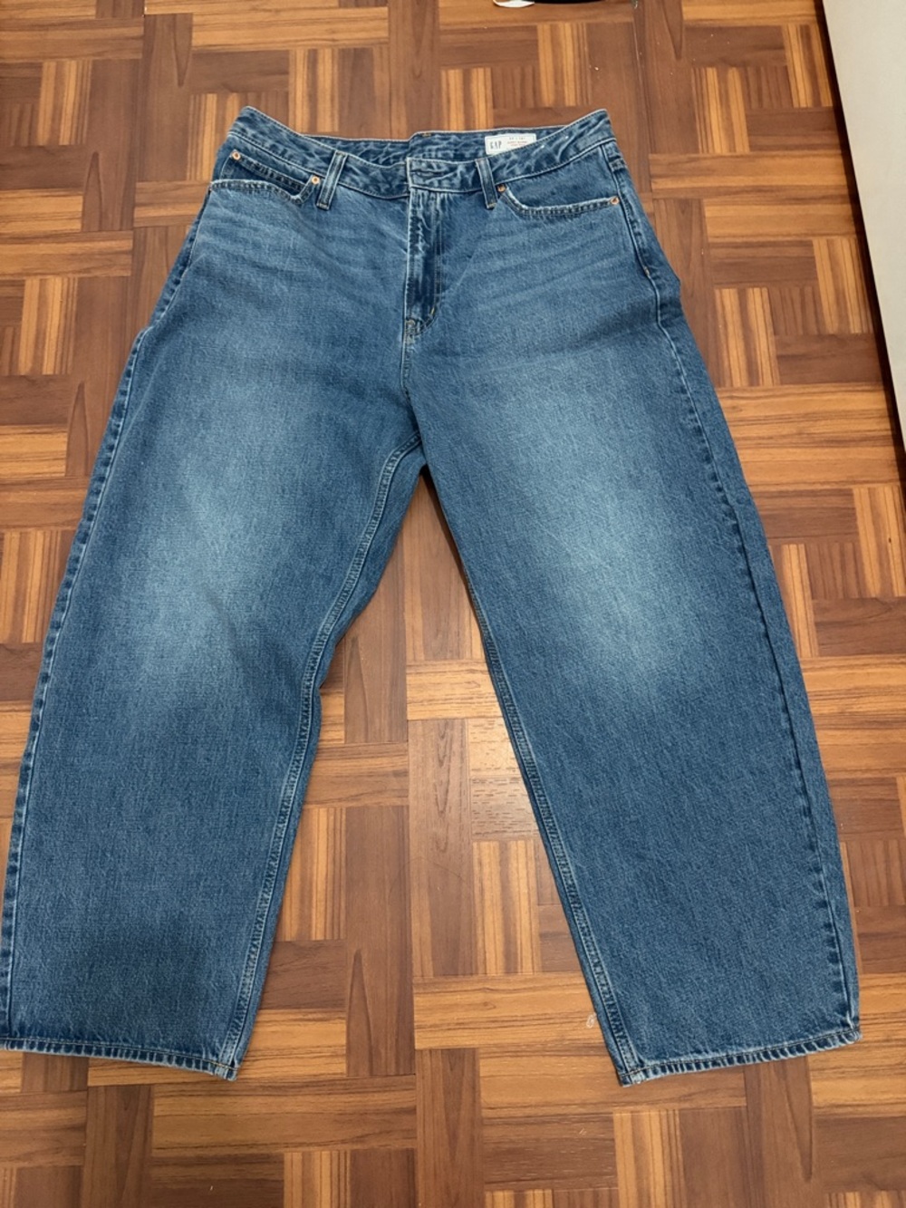 GAP Women's Blue Ankle Crop Jeans